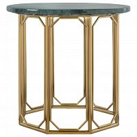 стол журнальный gold hc02 gloss золотой, темно-зеленый в Нижневартовске
