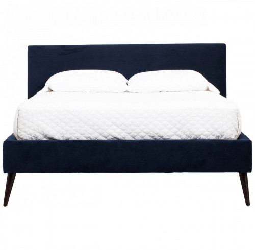 кровать двуспальная 160х200 синяя pola в Нижневартовске