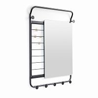 зеркало-вешалка прямоугольное черное stonak от la forma (ex julia grup) в Нижневартовске