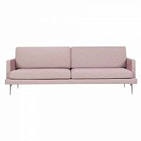 диван ludvig трехместный прямой розовый в Нижневартовске