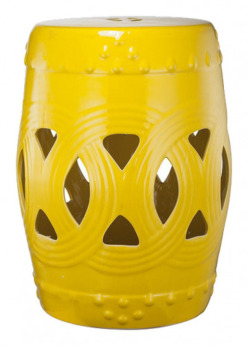 керамический столик-табурет fence stool yellow в Нижневартовске