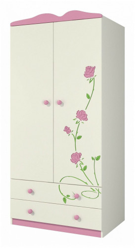 шкаф для одежды мебель-неман тедди розалия ш90-2д1 в Нижневартовске