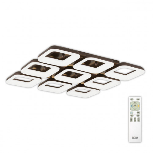 потолочная светодиодная люстра citilux паркер кофе cl225295r в Нижневартовске