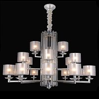 подвесная люстра newport 4412+6+3/c белая в Нижневартовске