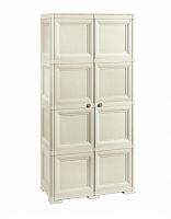 шкаф пластиковый armadio omnimodus белый в Нижневартовске