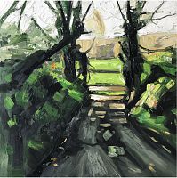 картина маслом зеленый сад в Нижневартовске