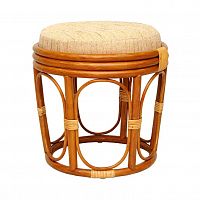 табурет из ротанга comfort (бежевый) в Нижневартовске