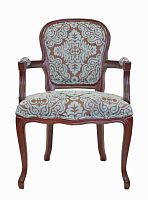 кресло vintera голубой, коричневый в Нижневартовске