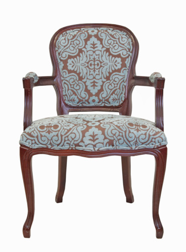 кресло vintera голубой, коричневый в Нижневартовске