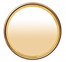 зеркало с фацетом круглое золотое gynni в Нижневартовске