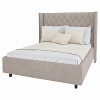 кровать двуспальная 180х200 серая с бортиками wing-2 в Нижневартовске