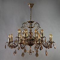 подвесная люстра ambiente alicante 8888/8+8 pb honey leaf в Нижневартовске