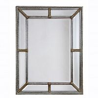 зеркало прямоугольное в серебряной раме ларри в Нижневартовске