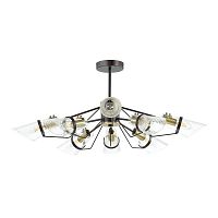 потолочная люстра lumion morgana 4404/8c коричневая в Нижневартовске