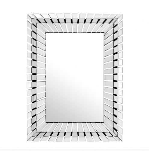 зеркало настенное прямоугольное настенное хром granduca от eichholtz в Нижневартовске