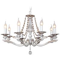 подвесная люстра idlamp eloisa 259/8-whiteplatina в Нижневартовске