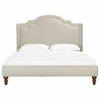кровать двуспальная 120х200 бежевая cassis upholstered в Нижневартовске