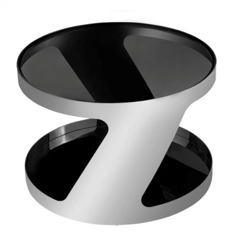 столик журнальный free spirit black silver хром в Нижневартовске