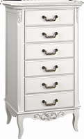 комод высокий 6 ящиков aletan-provence слоновая кость, эффект старения в Нижневартовске