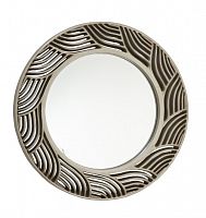 зеркало круглое серебряное в резной раме fiore в Нижневартовске