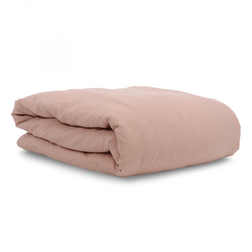 пододеяльник изо льна цвета пыльной розы essential 200х200 в Нижневартовске