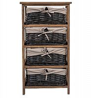 стеллаж с корзинами дижон коричневый в Нижневартовске