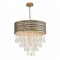 подвесная люстра lucia tucci perso 4931.6 goldblack в Нижневартовске