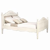 кровать полутораспальная 140х200 молочно-белая марсель в Нижневартовске