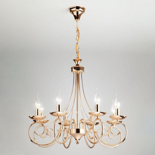 подвесная люстра eurosvet provence 22404/8 золото в Нижневартовске