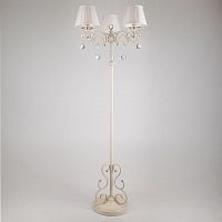 торшер eurosvet 12075/3f белый strotskis в Нижневартовске