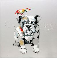 картина маслом собака и попугай в Нижневартовске