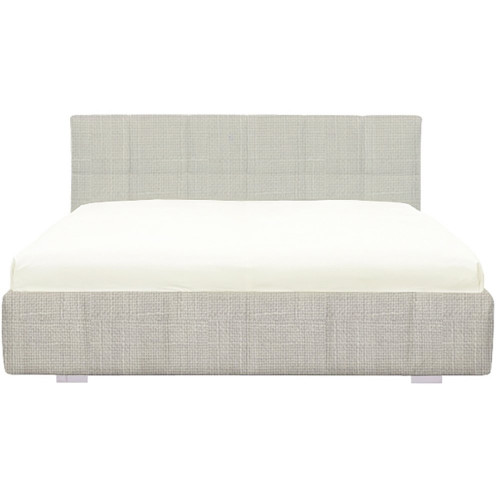 кровать двуспальная 180х200 светло-серая castell в Нижневартовске