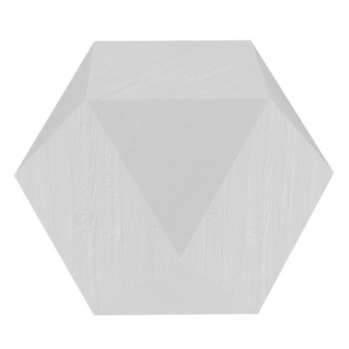 тумба многогранник белая с текстурой в Нижневартовске