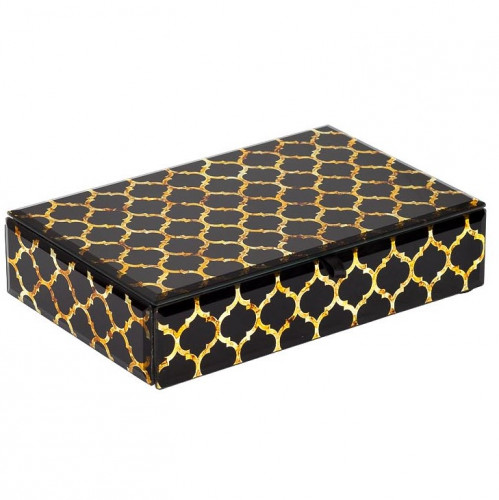 шкатулка золотистая 227х154х52 в Нижневартовске