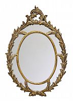 зеркало большое овальное золотое в резной раме визави в Нижневартовске