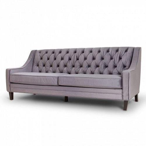 диван velvet прямой серый в Нижневартовске