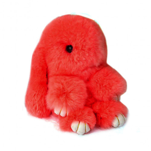меховой зайка брелок красный в Нижневартовске
