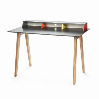 письменный стол aston темный с цветными вставками в Нижневартовске