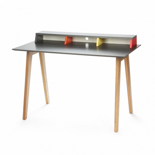 письменный стол aston темный с цветными вставками в Нижневартовске