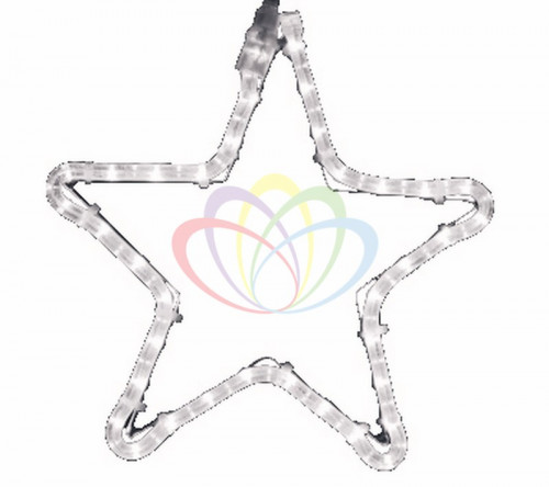 светодиодная фигура звездочка цвет желтый 30x28см в Нижневартовске