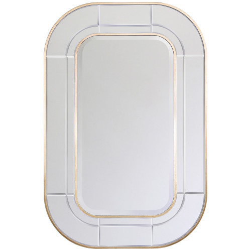 зеркало прямоугольное венецианское со скругленными углами сати в Нижневартовске