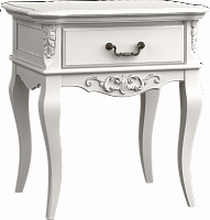 тумба прикроватная 1 ящик aletan - provence слоновая кость, эффект старения в Нижневартовске