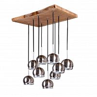 дизайнерская подвесная светодиодная люстра spot light ball 5030974 матовый никель, белая в Нижневартовске