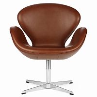 кресло swan коричневое в Нижневартовске