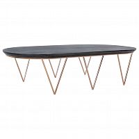 стол журнальный jocet 180*42 см черный, золото в Нижневартовске