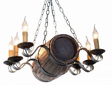 люстра бочонок коричневая в Нижневартовске