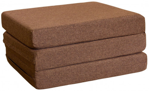 пуф шарм-дизайн матрас мобильный шаг 120 шоколад в Нижневартовске