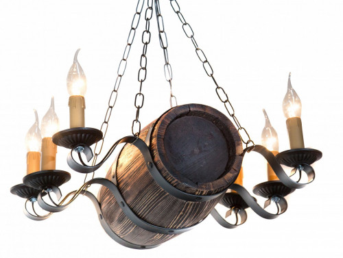 люстра бочонок коричневая в Нижневартовске