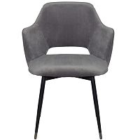 стул gblue велюр серо-голубой в Нижневартовске