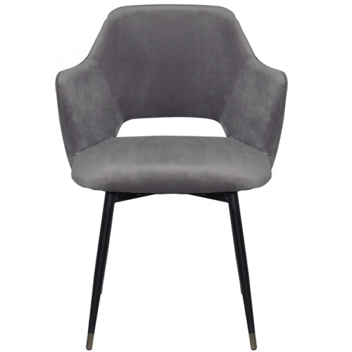 стул gblue велюр серо-голубой в Нижневартовске